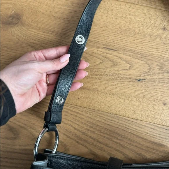 Rebecca Minkoff Megan Shoulder Bag - Black Leather - EUC - Picture 6 of 16